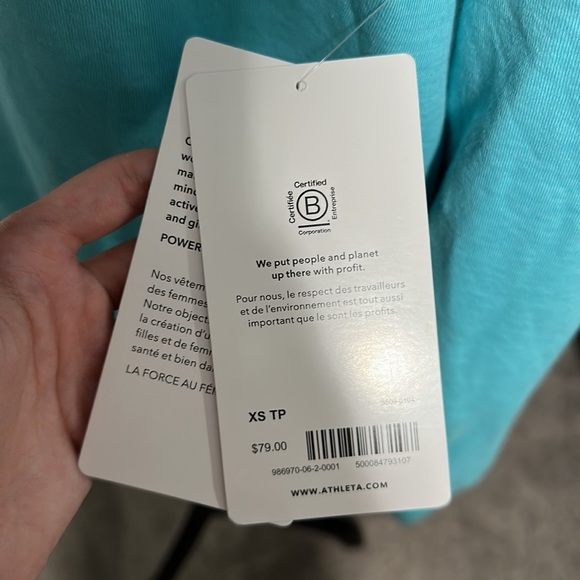 Women's Athleta Sundown Sweatshirt 2.0 in "Gulf Green" - Picture 8 of 8